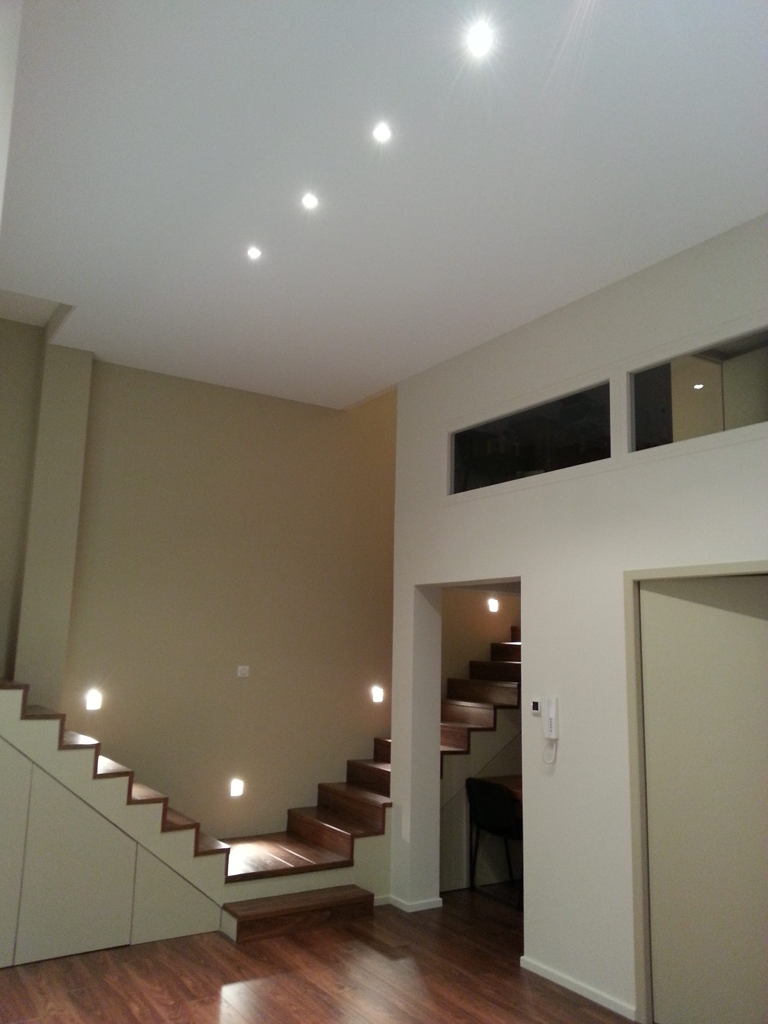 Eclairage plafond tendu
